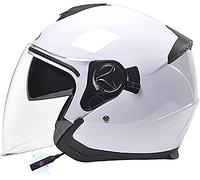 Bluetooth Open-Face-Helmet · Motorcycle Half-Face Jet Pilot Motor-Bike Scooter Biker Retro Chopper Cruiser Vintage Bobber ·DOT Approved · Motorcycle Open Face Helmet H1,54-59CM