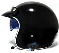 Bluetooth Open Face Motorcycle Motorbike Helmets Electric Bike Road Bike Legal DOT/ECE Approved Scooter Touring Moped Crash Jet Helmet Protection Wear for Men Women 3,S