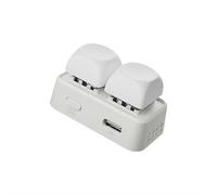 Bluetooth Page Turner Remote, 30g Lightweight Ring Clicker with RGB Backlight and Hot Swappable Keys, Compatible with Kindle, Phones and Tablets for Reading (white)