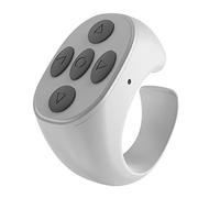 Bluetooth Page Turner Ring, TikTok Fingertip Remote Control, Wearable Camera Shutter, Selfie Button, Next Video Controller, 10m Range, Perfect for Creators and Influencers