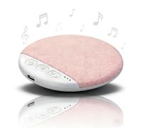 Bluetooth Pillow Speaker for Sleeping, Mini Portable Under Pillow Speaker, Ultra Slim Blue-Tooth Bedside Speaker with White Noise Timer, Wireless Sleep Aid with Stereo Bass (Pink)