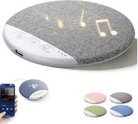 Bluetooth Pillow Speaker for Sleeping, Mini Portable Under Pillow Speaker with Flat Design, Stereo Bass White Noise, Volume Control Auto-Off Timer, for Adult Kids Bedtime Listening (Grey)