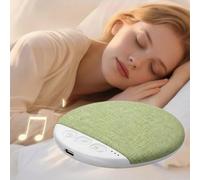 Bluetooth Pillow Speaker for Sleeping, Mini Portable Under Pillow Speaker with White Noise Machine, Wireless Sleep Aid with Stereo Bass, Volume Control & Auto-Off Timer (1PC Green)