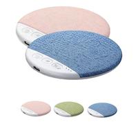 Bluetooth Pillow Speaker for Sleeping, Mini Portable Under Pillow Speaker with White Noise Timer, Ultra Thin Wireless Sleep Aid with Stereo Bass for Side Sleepers and Deep Sleeping (Blue+Pink)