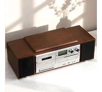 Bluetooth Portable CD Player with Transcription, Volume Knob for Home Office Decor