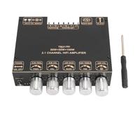 Bluetooth Power Amplifier Board 2.1 Channel High Power 50Wx2 Plus 100W Bluetooth 5.2 Anti Interference Stereo Sound Receiver Amplifier Module for Home Theater Systems and Passive