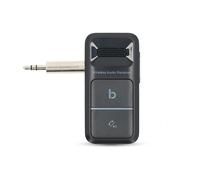 NEDIS 3.5mm AUX Bluetooth 5.3 Receiver for Music Streaming with Bass Boost, Noise Cancellation, Handsfree Call, 16 Hour Playtime, for Car, TV, Home Stereo, Headphones, Speakers