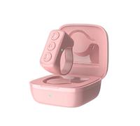 Bluetooth Remote Control for App Page Turner, Finger Scrolling Ring Clicker Tablet Cell Phone Camera Shutter Selfie Remote with Chargeing Case (Pink)