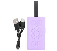 Bluetooth Remote Control for Phone Tablet, 9 Key Camera Selfie Clicker Video Scrolling APP Book Page Turner, 10M Max Operating Distance, Smoothly Short Video Browsing (Purple)