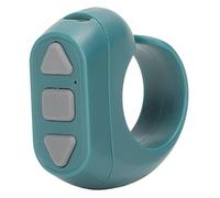 Bluetooth Remote Control Kindle App Page Turner, TikTok Remote Scrolling Ring Controller for Cell Phone Camera Remote Shutter Selfie Video Catch Up Novel Button Clicker, Blue