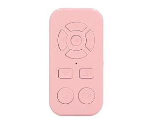 Bluetooth Remote Control Page Turner Bluetooth Remote & Page Turner Control 9 Keys Smartphone Scrolling Rechargeable Self Recording Video Clicker (White)