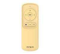 Bluetooth Remote Control Page Turner Clicker for Boox, e-Reader, TikTok Scrolling, YouTube Shorts, Reels, Camera, for iOS iPad iPhone, Android Galaxy Phone Tablet (Soft Yellow)
