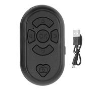 Bluetooth Remote Control Page Turner, for TikTok for App Camera Remote Shutter Selfie Button, Fingertip Video Controller for Cell Phone (Black)