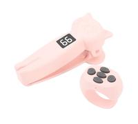 Bluetooth Remote Page Turner Camera Shutter Portable Electronic Book Tablet Remote Control Clicker for Reading Novels, (Pink)