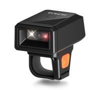 Bluetooth Ring Barcode Scanner Fast & Long-Range Scanning, Mini Wearable 1D&2D Wireless Bluetooth Finger QR Code Scanner Compatible with iPhone iPad Android Phone for Warehouse Inventory