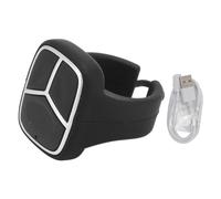 Bluetooth Scrolling Ring Remote Control APP Page Turner Camera Shutter Finger Scroller with Charging Cable for Cell Phone Reading Photography Streaming