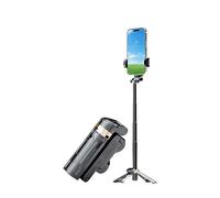 Bluetooth Selfie Stick Tripod with Remote, 360° Rotating Compact Phone Stand & 4-Section Extendable Handle for Smartphones, Portable Foldable for Social Media/Vlogging