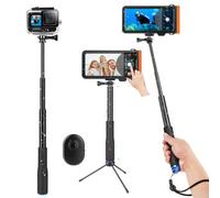 Bluetooth Selfie Stick, Underwater Diving Surfing Swimming Bluetooth Phone Selfie Stick, Extendable & Portable Waterproof Video Recording Compatible with iPhone/Android Cellphones and Gopro AKASO etc.
