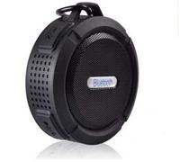 Bluetooth Shower Speaker, Waterproof Wireless Bluetooth Speaker, Portable Rechargeable Travel Speaker with Subwoofer, Built- in Mic, Suction Cup, Mini Stereo Speaker for Party, Travel, Beach (Black)