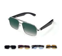 Bluetooth Smart Sunglasses for Men Women Shades with Open Ear Audio UV400 Protection Wireless Sun Glasses with Built-in Speakers Waterproof Sports Eye Glasses for Cycling Driving Fishing Travel Music