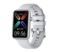 Bluetooth Smart Watch 1.57" Full Touch Screen Fitness Wristwatch with Heart Rate Sleep Monitor Sports Smartwatch Waterproof Activity Tracker Pedometer Calorie Message Notifications (White)