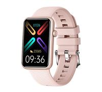 Bluetooth Smart Watch 1.57" Full Touch Screen Fitness Wristwatch with Heart Rate Sleep Monitor Sports Smartwatch Waterproof Activity Tracker Pedometer Calorie Message Notifications (Pink)