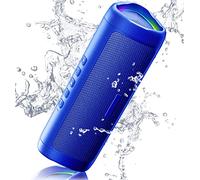 Bluetooth Speaker, 20W HD Sound, Portable Wireless, IPX5 Waterproof, Up to 24H Playtime, TWS Pairing, for Home/Party/Outdoor/Camping/Beach Essentials, Electronic Gadgets, Birthday Gift (Blue)