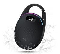Bluetooth Speaker, 30W Portable Wireless Bluetooth Speakers with Integrated Carabiner, Louder Volume & Enhanced Bass,RGB, TWS,IPX7, LED Power Display,30H Playtime, Outdoor Speaker for Travel, Sport