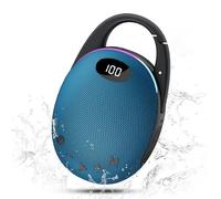 Bluetooth Speaker, 30W Portable Wireless Bluetooth Speakers with Integrated Carabiner, Louder Volume & Enhanced Bass,RGB, TWS,IPX7, LED Power Display,30H Playtime, Outdoor Speaker for Travel, Sport