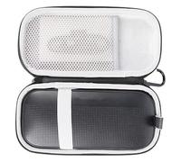 Bluetooth Speaker Case for Bose SoundLink Flex - Durable EVA Hard Shell Protective Cover with Carabiner Clip, Portable Storage Pouch for Travel & Outdoor Use (Grey)