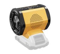 Bluetooth Speaker Compatible with DeWALT 20v Max Including 20-60v Flexvolt Battery for Jobsite Camping & Parties (Battery not Included)
