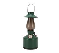 Bluetooth Speaker, IPX4 Waterproof Retro Bedside Lamp with BT Speaker, Dimmable Candlelight Ambient Lighting Effect, Decorations for Party Garden Home (Green)