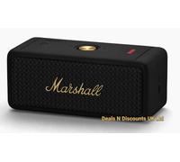 Bluetooth Speaker Marshall Emberton II Black Brass IP67 30+hr Play Sealed