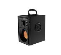 Media-Tech Boombox Stereo BT 15 W Black Rectangle - Portable Speakers (Stereo, Wired & Wireless, Battery, USB, 80 - 20000 Hz, Bluetooth, Universal)