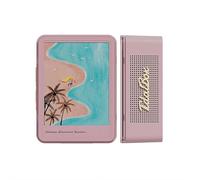 Bluetooth Speaker Night Lights, Wireless Charging Speaker with Digital Photo Display,360° Sound Quality,Aesthetic & Auditory Experience,Valentines Day Birthday Gifts for Her Him (Pink)