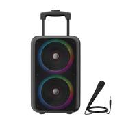 Bluetooth Speaker Portable 41×26cm Luminous 2x 5W Speakers with Microphone