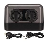 Bluetooth Speaker, Portable Wireless Speaker with 60W Stereo Sound and Deep Bass, Bluetooth 5.2 Outdoor Speaker with LED Colorful Lights, FM Radio, Support TF Card, AUX