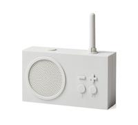 Bluetooth Speaker + Radio FM Tykho3 LA119W7 Rechargeable Retro Style Off White