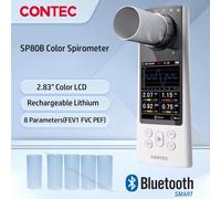 Bluetooth Spirometer Handheld FVC FEV PEF FEF Peak Flow Meter Rechargeable New