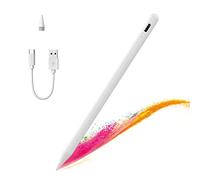 Bluetooth Stylus Pen Fit for iPad Pro 12.9-inch (6th Generation) 2022 Model A2436 A2764 A2437 A2766 with Palm Rejection, Camera Shutter Remote Control, Tilt Sensitive, Battery Level Display Pencil
