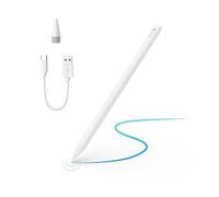 Bluetooth Stylus Pen for iPad Air 5th Generation 2022 10.9" with Camera Shutter Remote Control, Tilt Sensitive, Battery Level Display, Palm Rejection