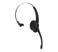 Bluetooth Telephone Headset Single Ear Headset, with Rotatable Noise Canceling Mute Microphone, Business Headphone with Padded Ear Cushions and a Flexible Headband for the Office, Home