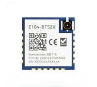 Bluetooth to Serial Port Module DA14531 E104-BT52X Lower Power Long Distance 130m Small Size MAC Serial Wake Up