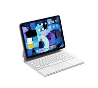 Bluetooth Touch Keyboard 12.9 Inch Magnetic Keyboard Case Power Saving for ipad Pro 2022-6th / 2021-5th / 2020-4th / 2018-3rd Generation White…