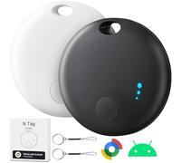 Bluetooth Tracker for Android, 2 Pack Item Finder Work with Google Find My Device App, Keys Finder and Item Locator for Keys Wallet Bags Pets ONLY Android, Smart Tracking Tag for Luggage, Backpack