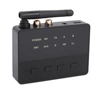 Bluetooth Transmitter Receiver, Wireless Audio Adapter with AptX Low Latency Bluetooth Audio Receiver for Home and Car Stereo Systems, Type C and AUX to Converter