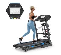 Bluetooth Treadmill Running Cardio Machine Home Gym LCD USB MP3 Massage Station