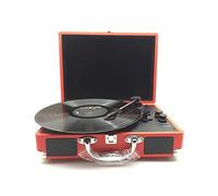 Bluetooth Turntable Record Player with Built-in Speakers, Vintage Phonograph Design, Ideal for Music Lovers and Collectors, Great Sound Quality, Easy to Use