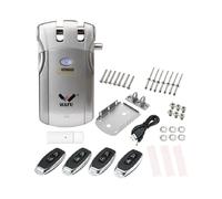 (Bluetooth Version + Sliver) Door Lock Wireless wifi Smart Lock Remote Control Locks Electronic Keyless Door Locks Phone Control Fingerprint Lock