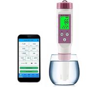 Bluetooth Water Quality Tester - 7-in-1 pH, TDS, Temperature, EC, Salinity, SG, ORP Meter for Drinking Water, Pools, Ponds